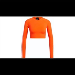 Ivy park  rash guard long sleeve crop top